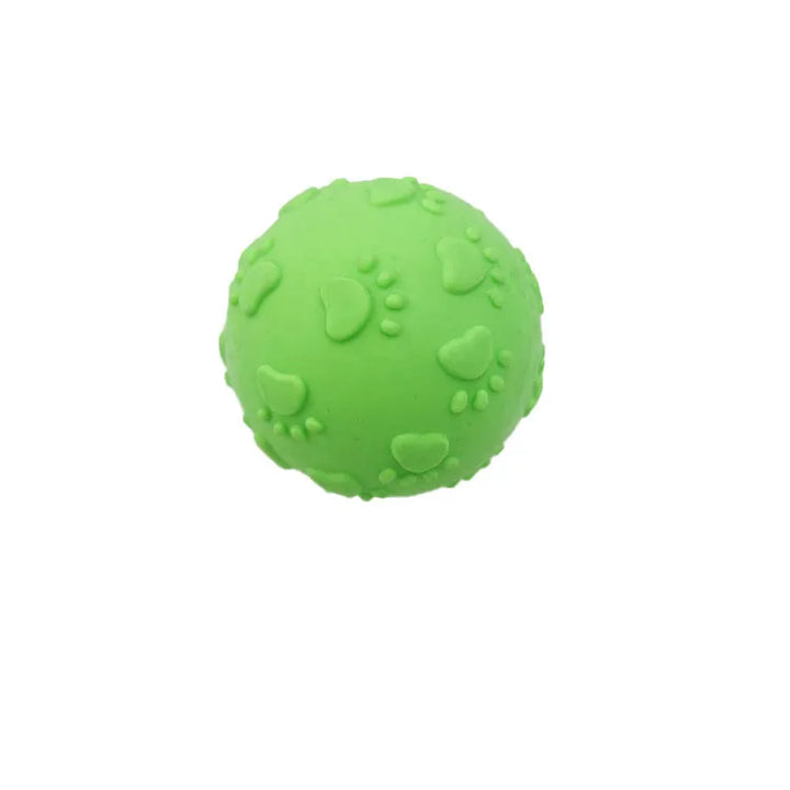 Wholesale Pet Products Interactive Paw Printing Outdoor Dog Ball Pet Toy