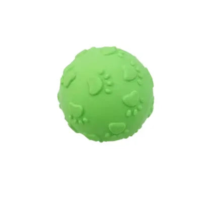 Wholesale Pet Products Interactive Paw Printing Outdoor Dog Ball Pet Toy